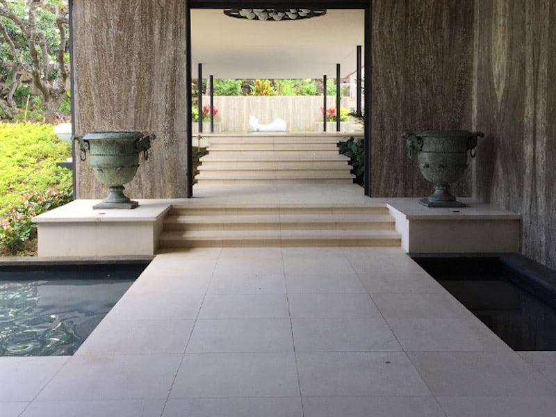 stone restoration entrance travertine and limestone