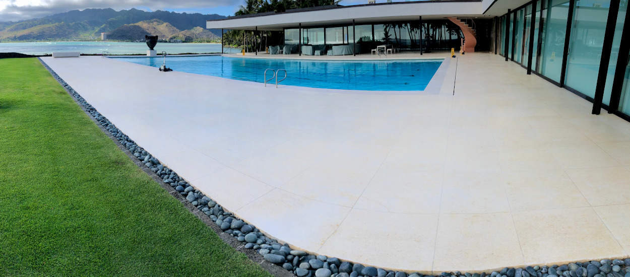 Limestone Pool Deck